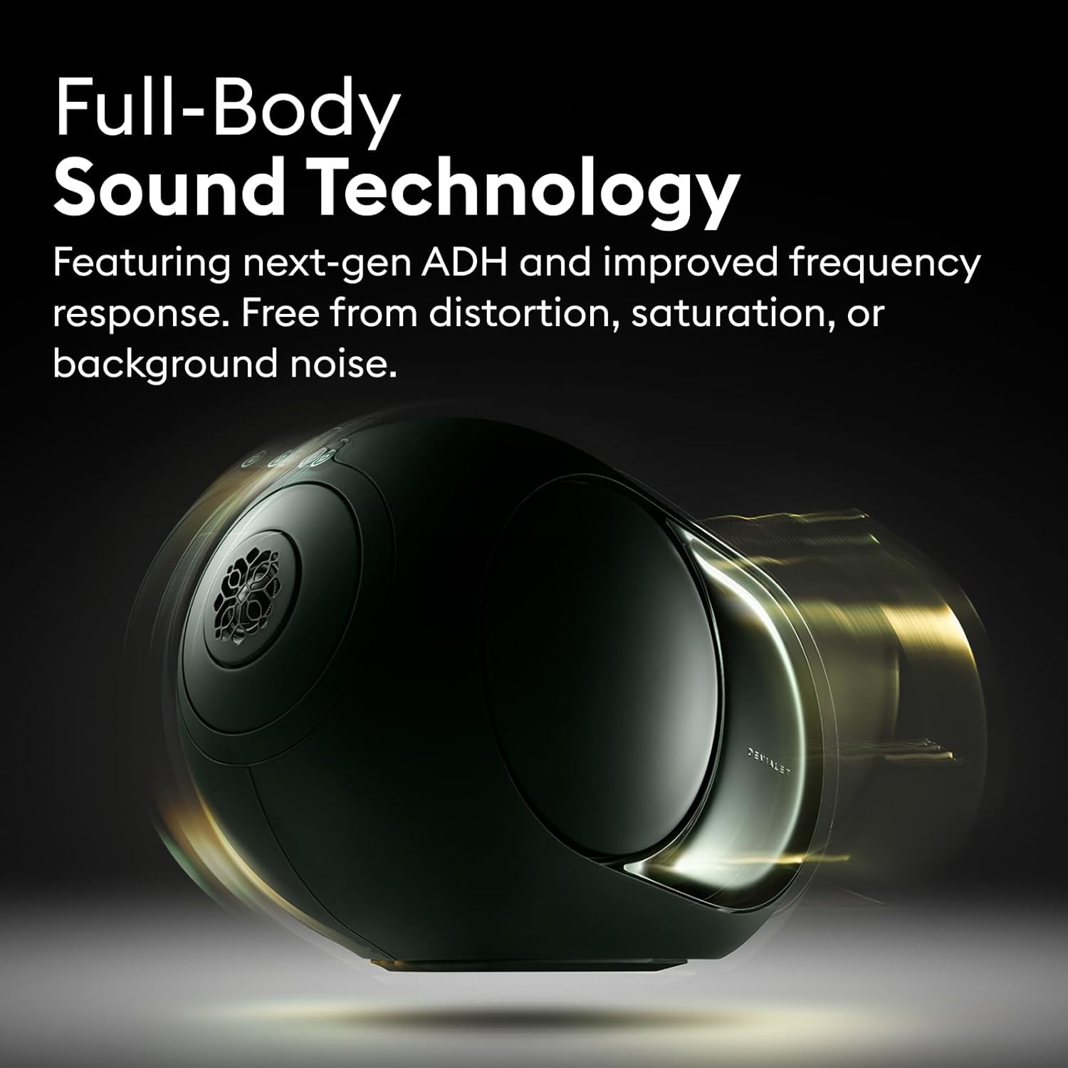 Devialet - Phantom Ultimate 108 dB - Zero Distortion - Bluetooth Speaker - Audiophile Listening - High-Resolution - Elegant Design - Loud Stereo Sound, Deep Bass (Deep Forest)