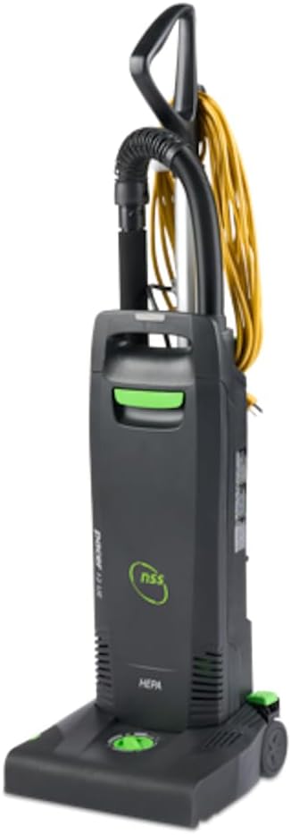 TTS Products NSS Pacer® 12UE Upright Vacuum – 12 in. Cleaning Path – 120V, 50/60Hz – Commercial HEPA Upright – Model 9600121