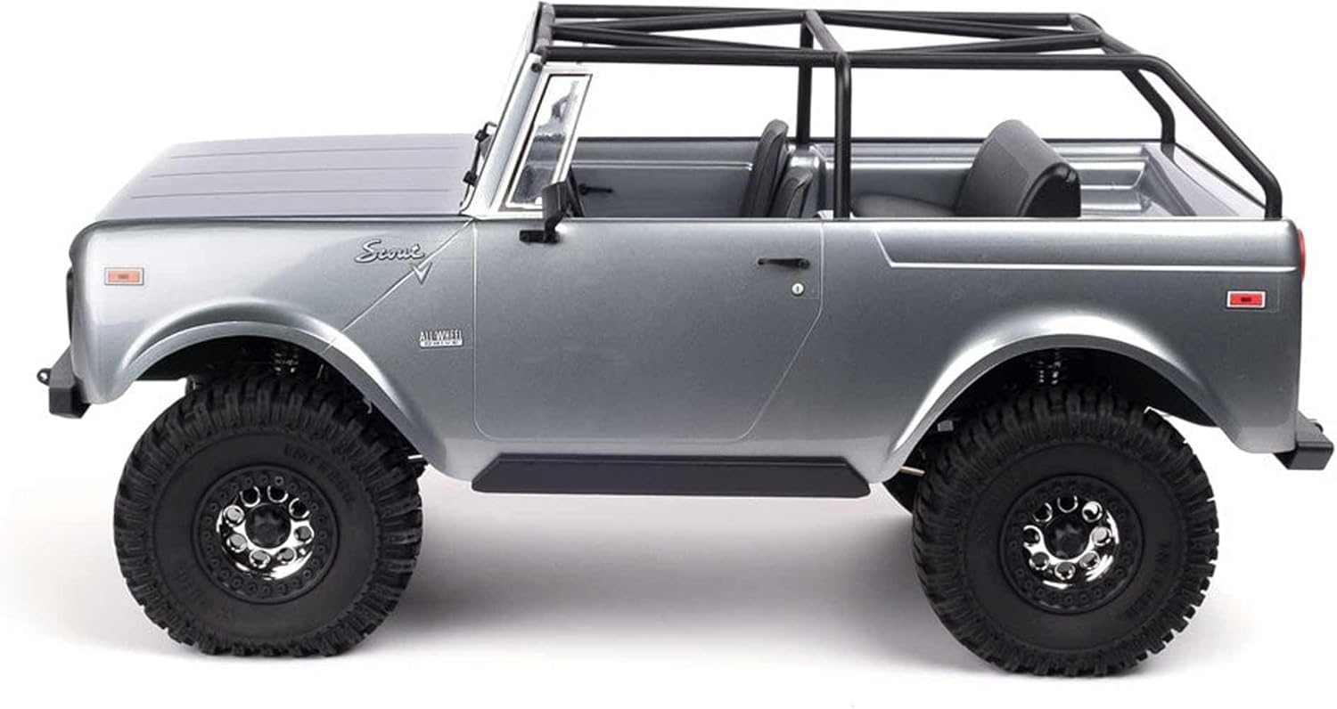 Redcat Racing Gen9 Scout 800A 1/10 Scale Trail RC Truck Crawler, 4WD Electric, 2-Speed Transmission, Portal Axles, Licensed International Body, Waterproof ESC, RTR Remote Control Truck - Graphite