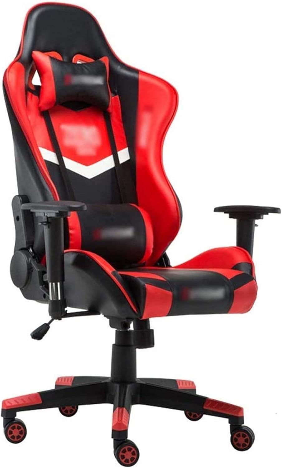 Lightweight Decoration Accessories Computer Chair Swivel Chair Racing Gaming PU Leather Adjustable Recliner (Color : Red Size : 70X70X127CM) (Color : Red Size : 70X70X127CM)