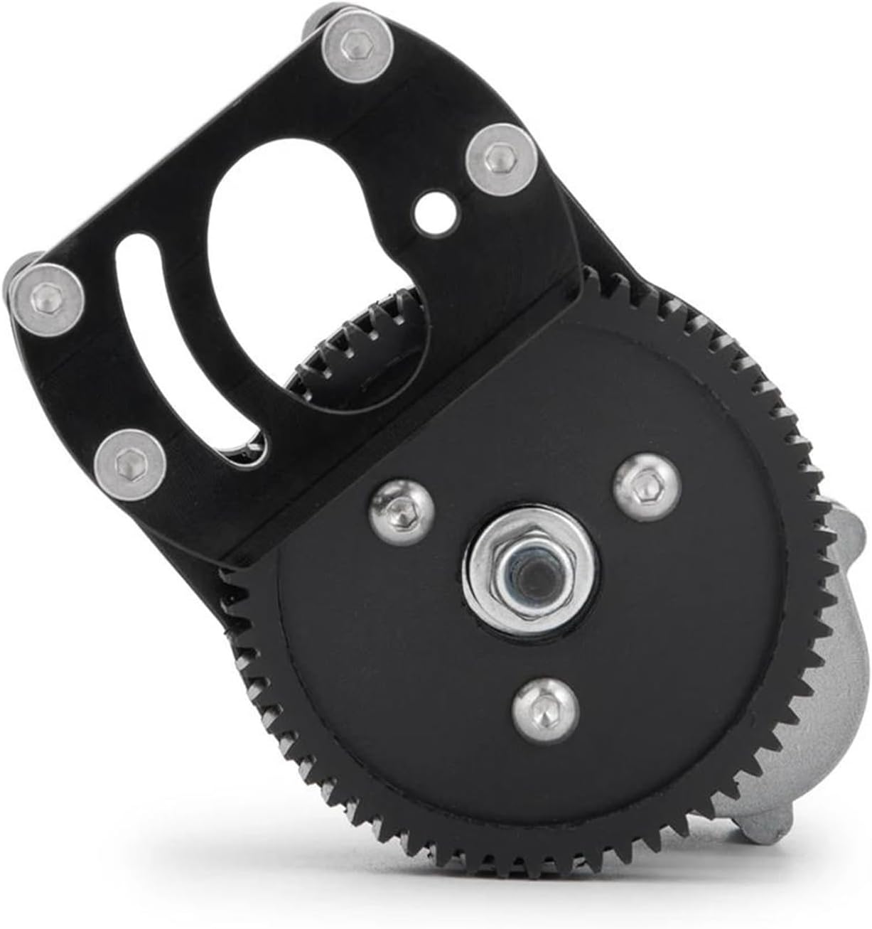 RC Gearbox Compatible with D90 D110 Transmission Case Center Gearbox with Motor Gear Metal Assembled Transmission Gearbox 1:10 RC Crawler Car