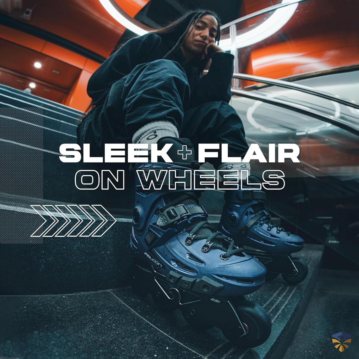 Flying Eagle F6 Falcon Pro Freeskates - Adult Inline Skates Urban, Inline Roller Skates Women, Skating Shoes, Adult Speed Skate for Skater Women - 11 Size Options