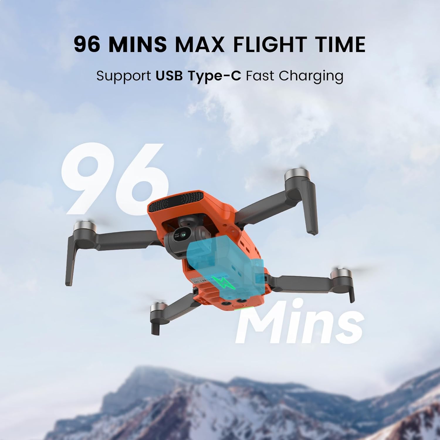 FIMI Mini 3 Drone with Camera for Adults 4K, Upgraded Imaging Module, 3-Axis Gimbal, 9KM HD Transmission, 4K/60fps 48MP Camera, AI Night Vision, Auto Return, Visual Tracking, 96min Flight