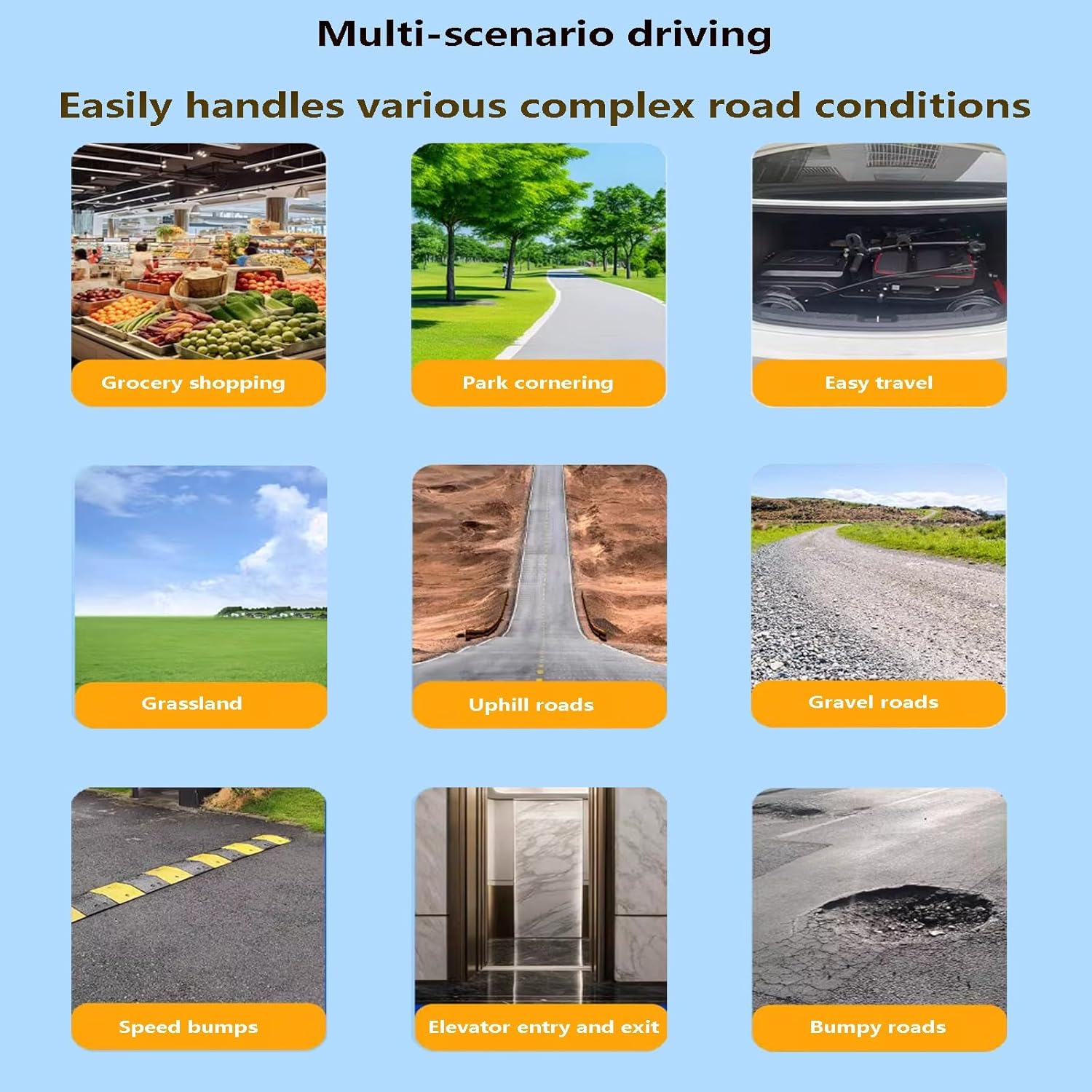 Elderly Four-Wheeled Scooter Electric Small Elderly Battery Car Foldable Lightweight Disabled Power-Assisted Electric Vehicle