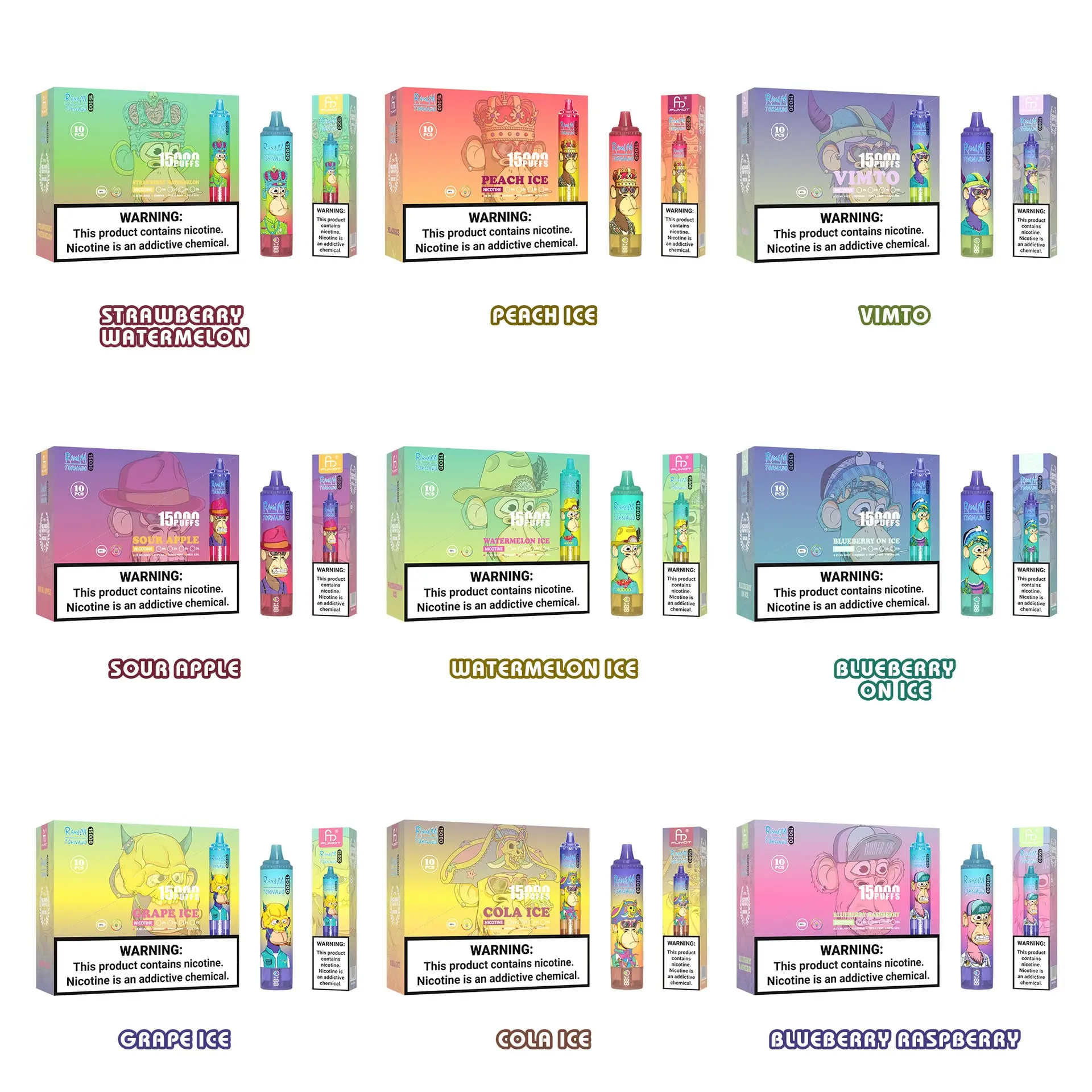 FUMOT TORNADO 15K (20pcs) - MYEU VAPES
