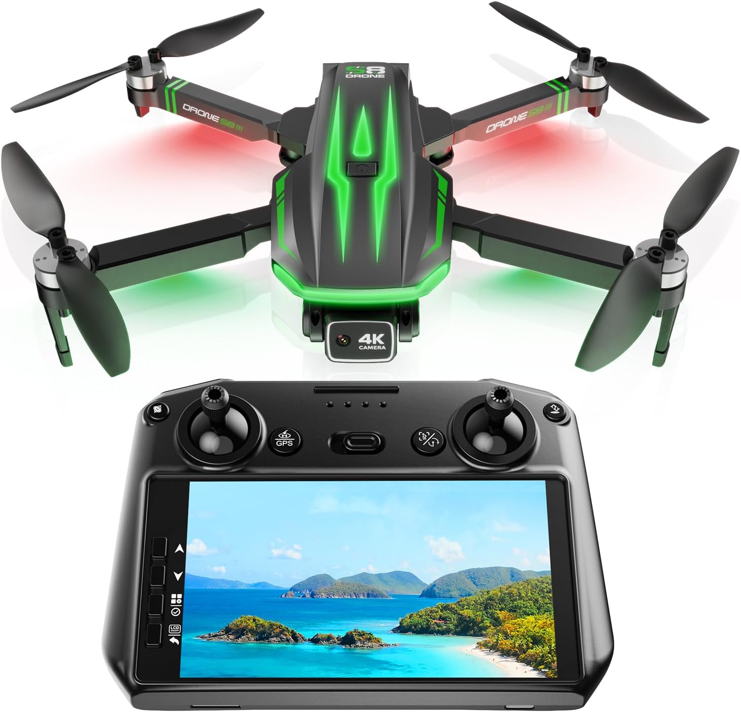 S8 GPS Drones with EIS 4K Camera for Adults kids, 5