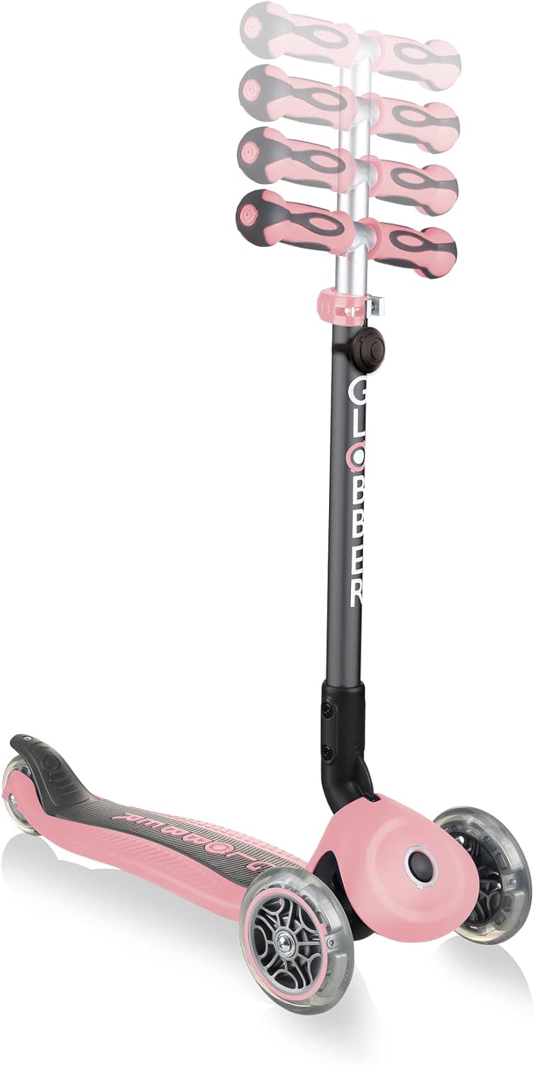 Globber - GO•UP Deluxe - 3 Wheel Evolutionary Scooter with Seat for Children Aged 15 m+ to 6 Years +