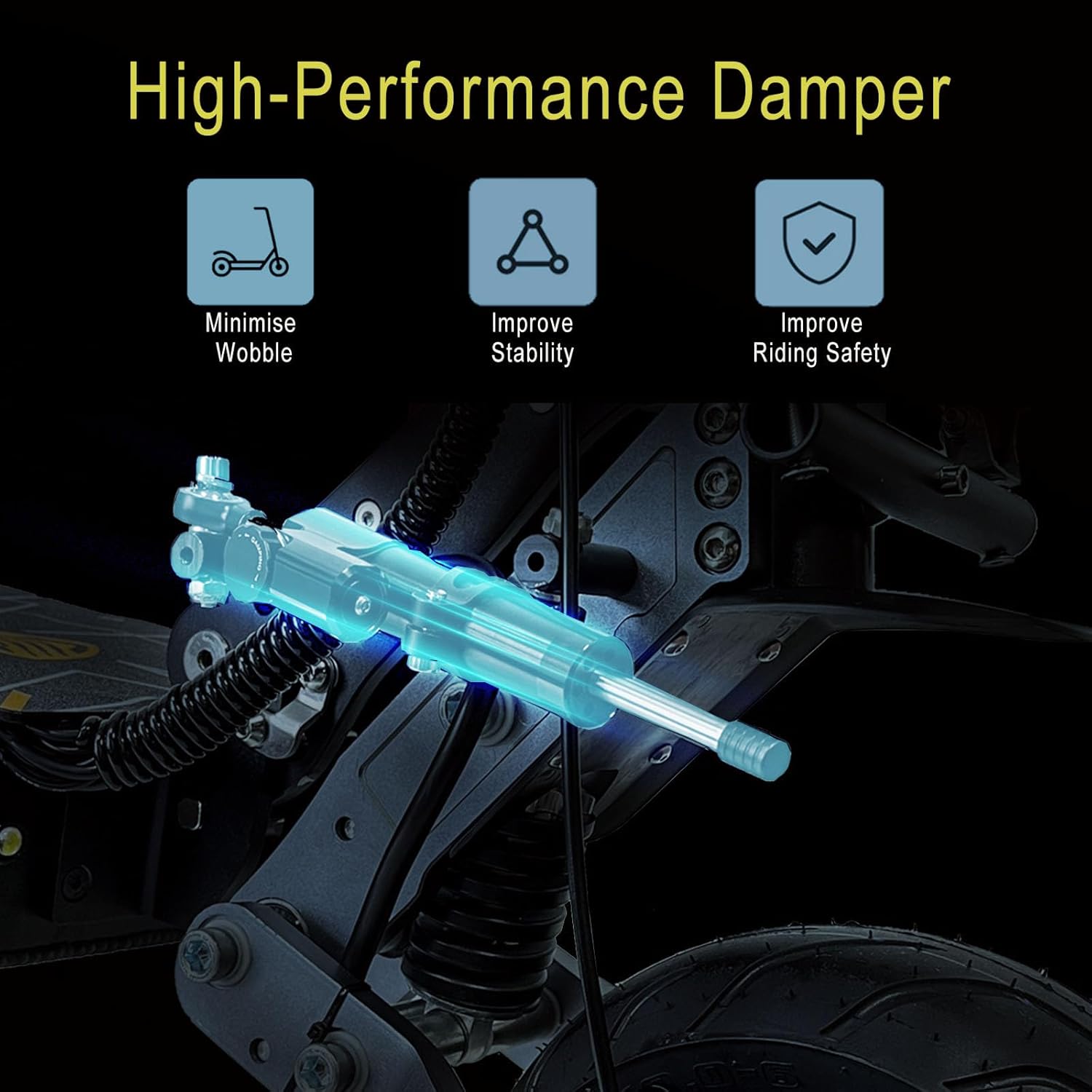 Adult Electric Scooter 50MPH Fast ZonDoo ZO01 Plus Pro 6000W Dual Motors 60 Miles Long Range Fat Tires Oil Hydraulic Brake Dual Suspension All Terrain Escooter with Seat for Heavy Duty Adults