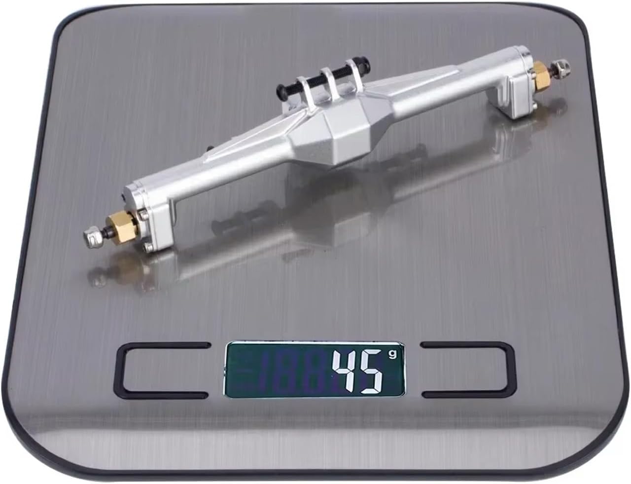 RC Car Upgrade Parts Compatible with TRX4-M 1/18 RC Crawler Car Upgrade Parts Portal Axle with Lay Down Servo Mount Accessories(Silver)