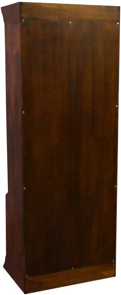 Crafters and Weavers Legacy 4 Stack Barrister Bookcase - Brown Walnut