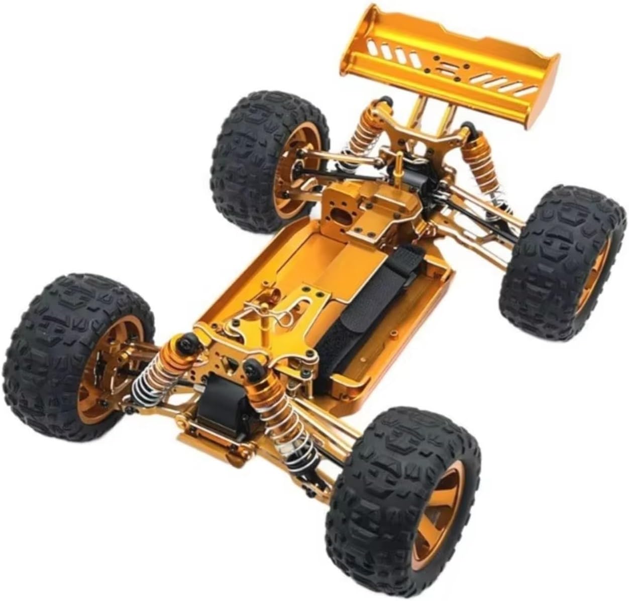 Models Upgrades Parts For WLtoys 144001 144002 144010 144016 144018 Metal Frame Suitable RC Car Upgrade Accessories Parts(Orange)