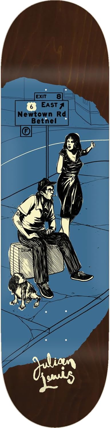 Fo​undation Lewis Hitchhiker Deck 8.63 - Assembled AS Complete Skateboard