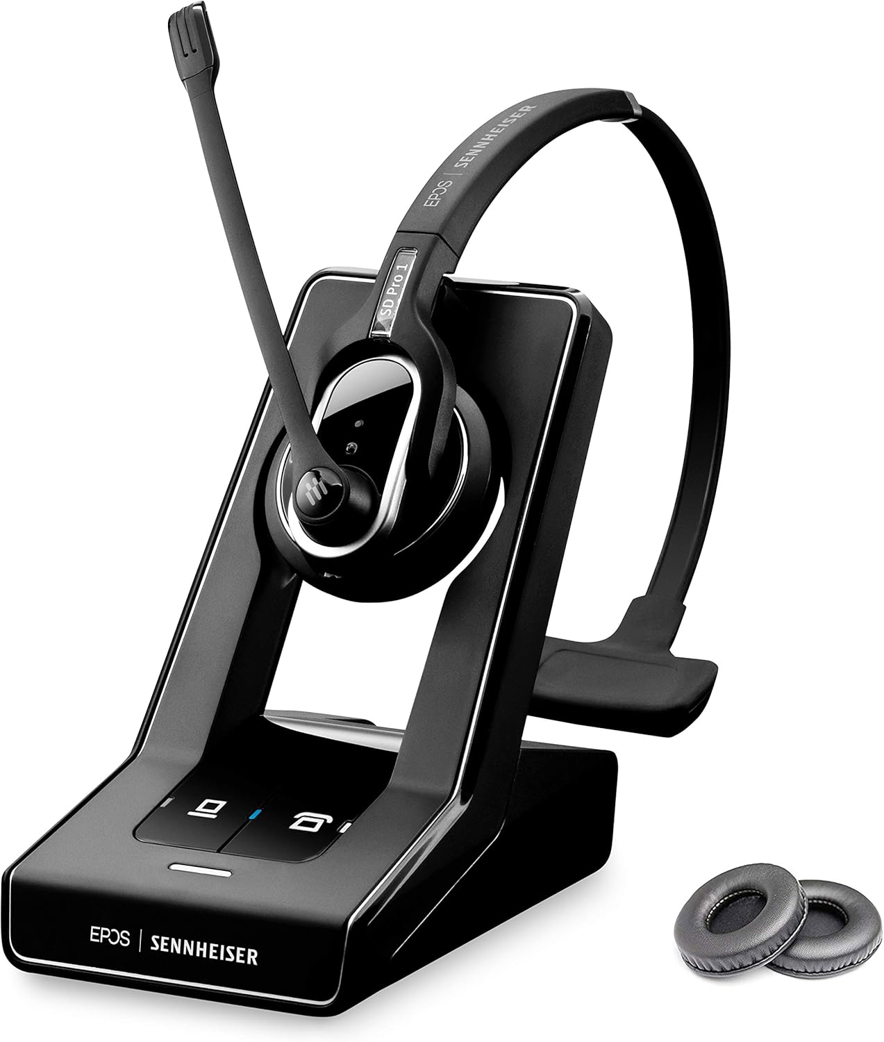 Sennheiser SD PRO1 ML Wireless Headset - PC & Desk Phone - MS Teams, Skype for Business, Lync, Compatible with Voice & Video Computer Apps - Zoom, Meet, Webex, Business Desk Phones, Mac, PC Ready