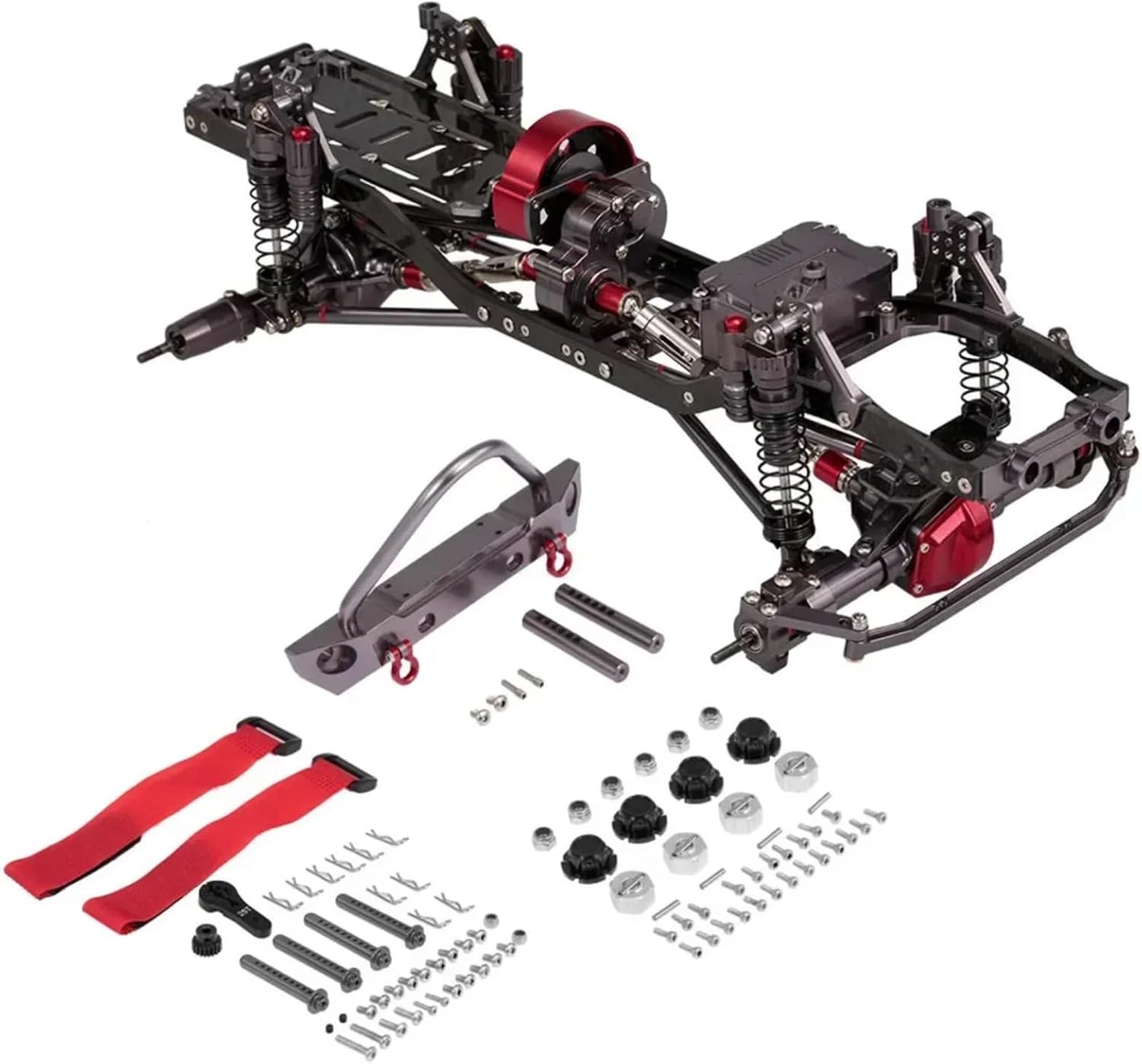 RC Parts for Axial for SCX10 RC Crawler for Climbing Car DIY 1/10 RC Car Frame Kit CNC Modification Accessories