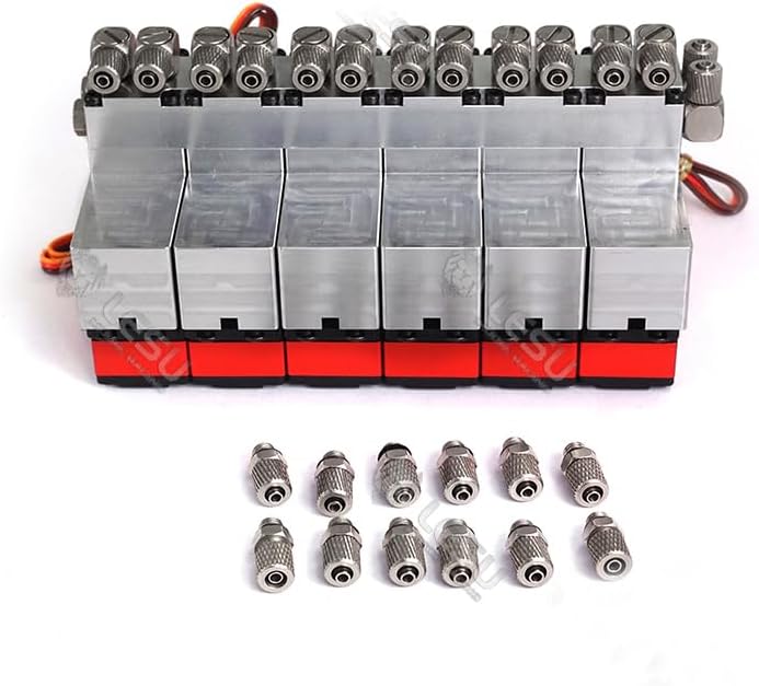 Toucan RC Hobby LESU Reversing Valve 6CH Servo 1/14 RC Hydraulic Dump Truck Loader Excavator