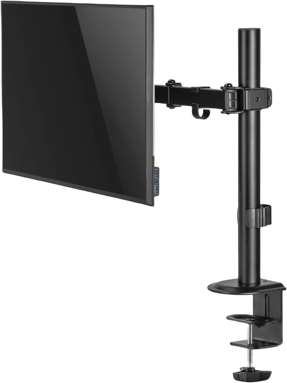 Monitor Stand 360° Adjustment Monitor Suitable for 13-32 Inch 2-10 kg Stand Screen Desk Table Stand Stable Column Monitor Arm Stand