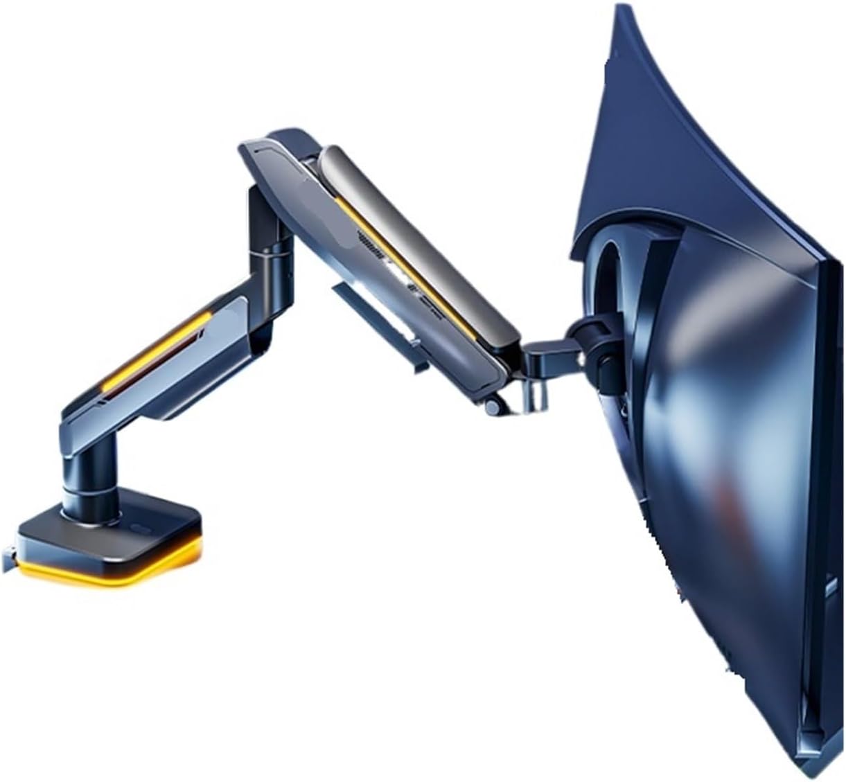 Monitor Stand Cantilever Computer Screen Lift Base T18W Hairtail Display Stand(Dark Gray)