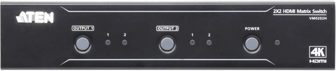 ATEN Technology VM0202H 2x2 4K HDMI Matrix Switch