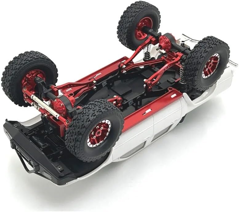 for WPL C64 C64-1 Metal Front and Rear Axle Chassis Link Rod Pull Rod Mount Side Pedal Tire Set 1/16 RC Car Upgrade Parts(Silver)