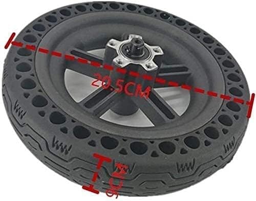 Electric Scooter Tires 8.5 Inch 8 1/2x2 Explosion-Proof Wheel Including Disc Brake Pads Suitable for Mijia M365 Electric Scooter Honeycomb Tire Replacement Wheels