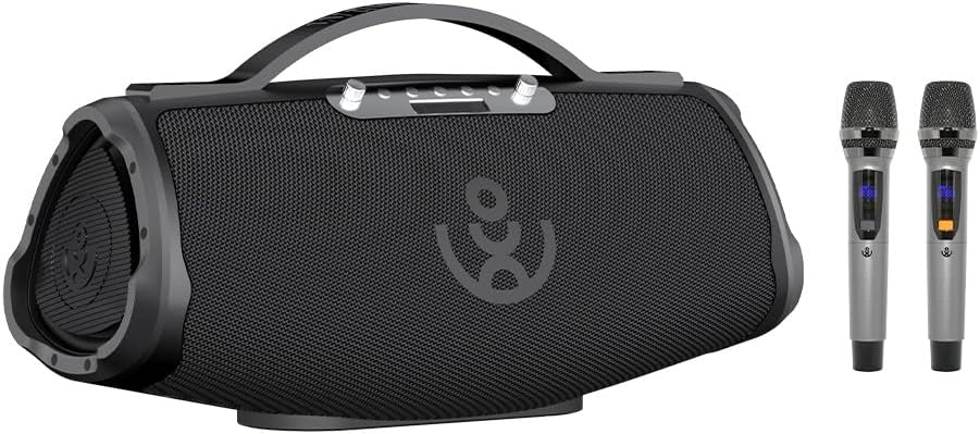 xdobo BMTL Wow MAX Party Speaker Portable Bluetooth Speaker Wireless with 2 Microphone 300W Powerful Sound Deep Bass Waterproof Big Speakers for Outdoor/Home/Party/Beach/Celebration/Travel