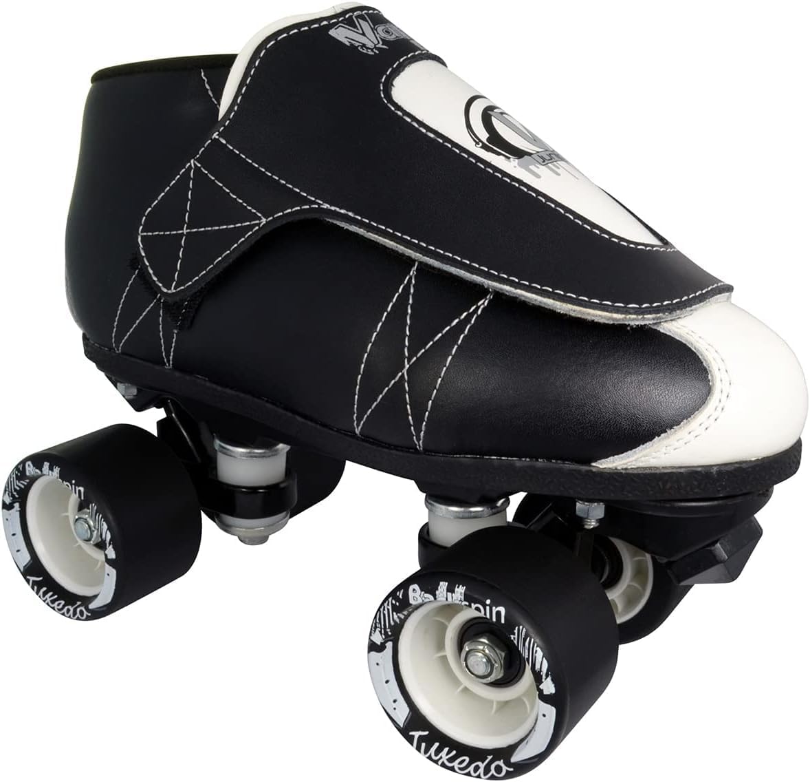 VNLA Junior Tuxedo Jam Skates - Indoor Unisex Roller Skates for Tricks, Jam and Speed Skating