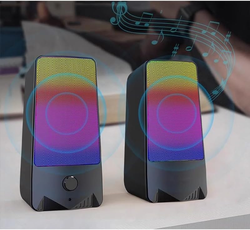 Audio RGB Electronic Sports Games Desktop Small Speaker Multimedia Player Mini Speakers