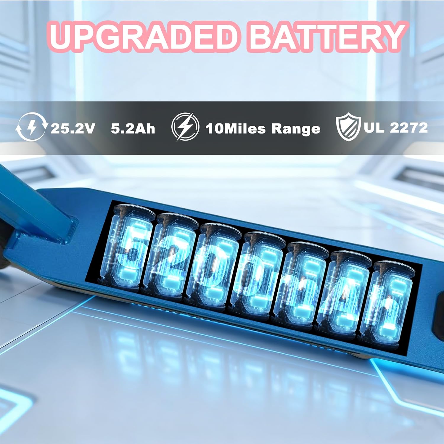 Electric Scooter for Kids Ages 6-12, 150W Motor, 4/7/11 Mph, 60 mins Ride Time, Adjustable Speed, LED Display, Colorful Lights, Electronic Brake, Foldable Kids Electric Scooter