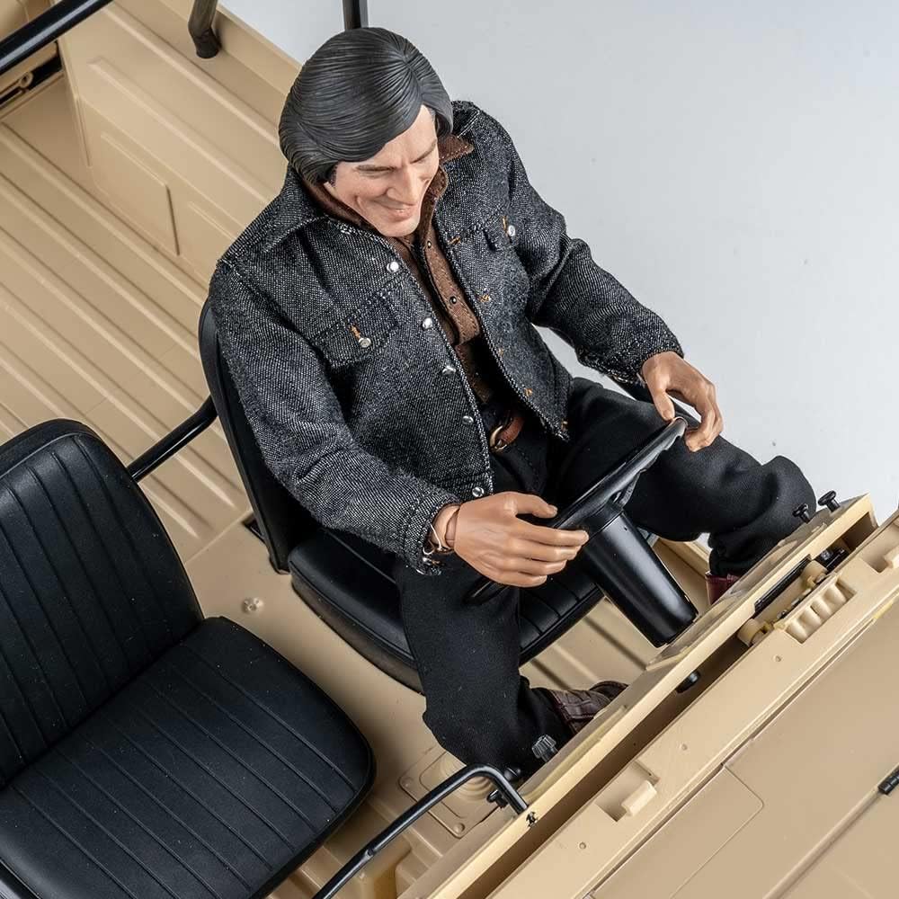 FMS 1/6 Jimny LJ10 RC Crawler RC Car Official Licensed Model Car 15km/h 4WD Hobby RC Crawler RC Cars RS Remote Control Car with LED Lights Vehicle 4-Ch 2.4GHz Transmitter for Adults Tan