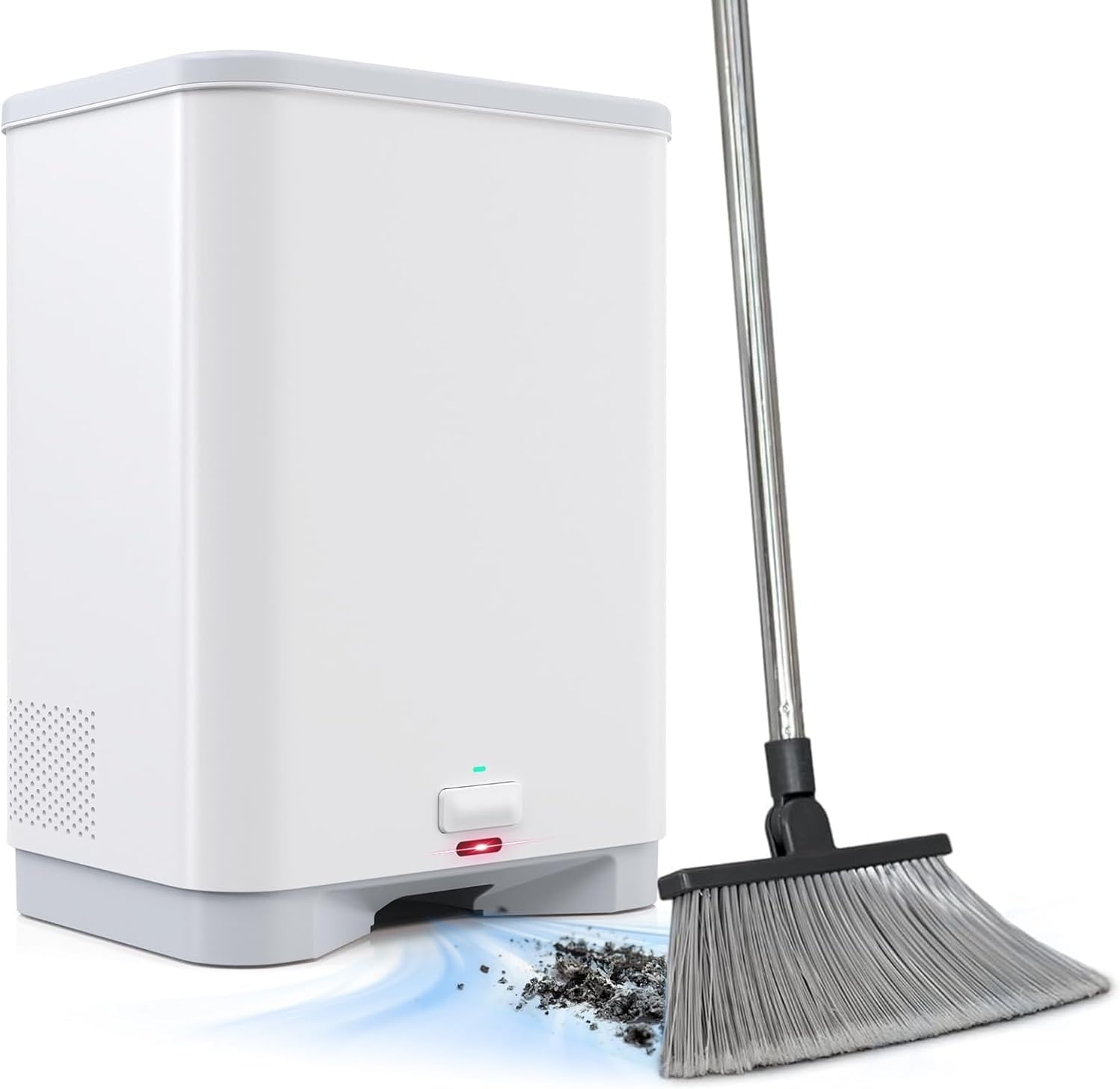 Thamtu Touchless Vacuum Automatic Dustpan with 2 Operation Modes - Ultra Fast & Powerful Corded Canister Pet Vacuum Electric Dustpan for Sweeping Pet Hair, Salon, Food Crumbs & Dirt
