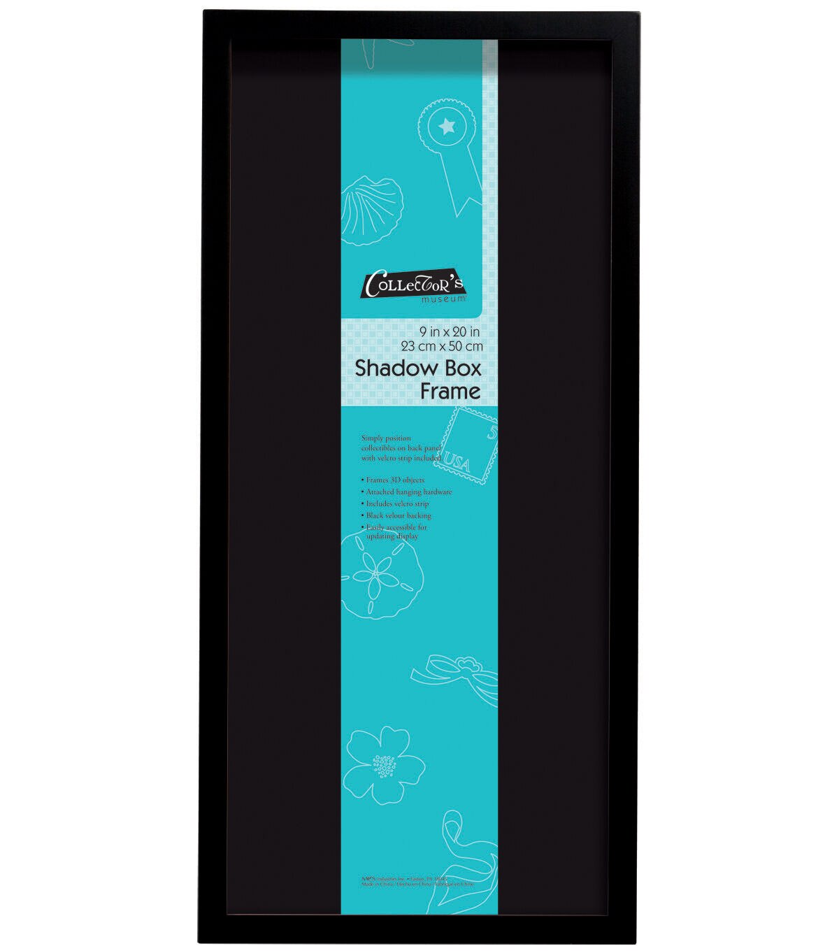 MCS Black 9 x 20 Velour Frame