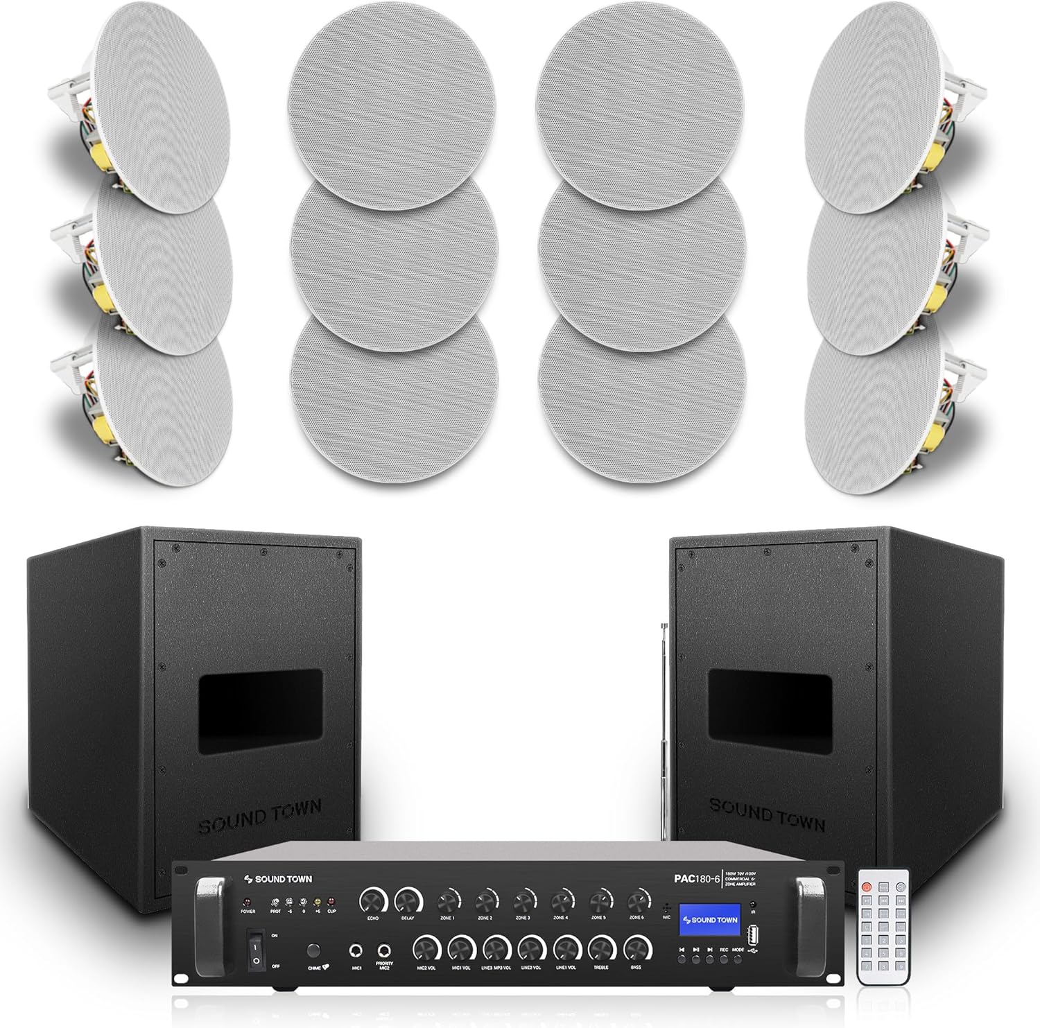 Sound Town Commercial Restaurant Audio Set