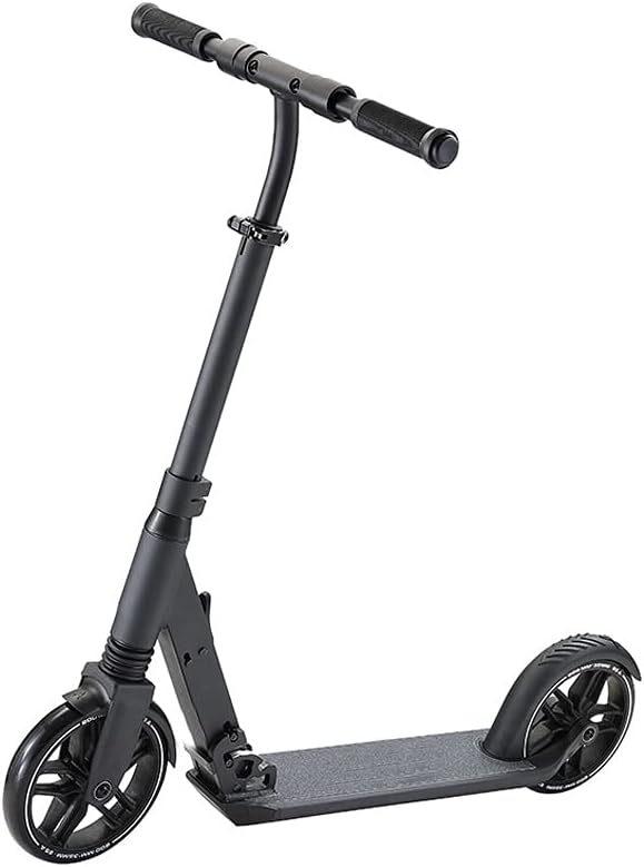 Fast Folding Scooter Scooters with 2 Height Adjustable Wheels Shock Absorption Mechanism and Lightweight for Adults and Teens