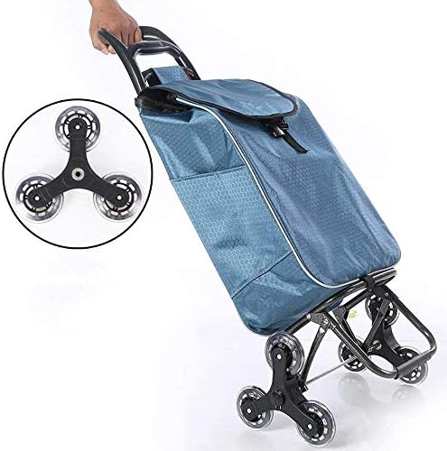 Collapsible Wagon Cart with Wheels Foldable Folding Wagons Carts Silent Universal Wheels,Shopping Trolleys,Climbing The Shopping Cart, The Old Man, The Cart, The Folding, The Light Stroller,