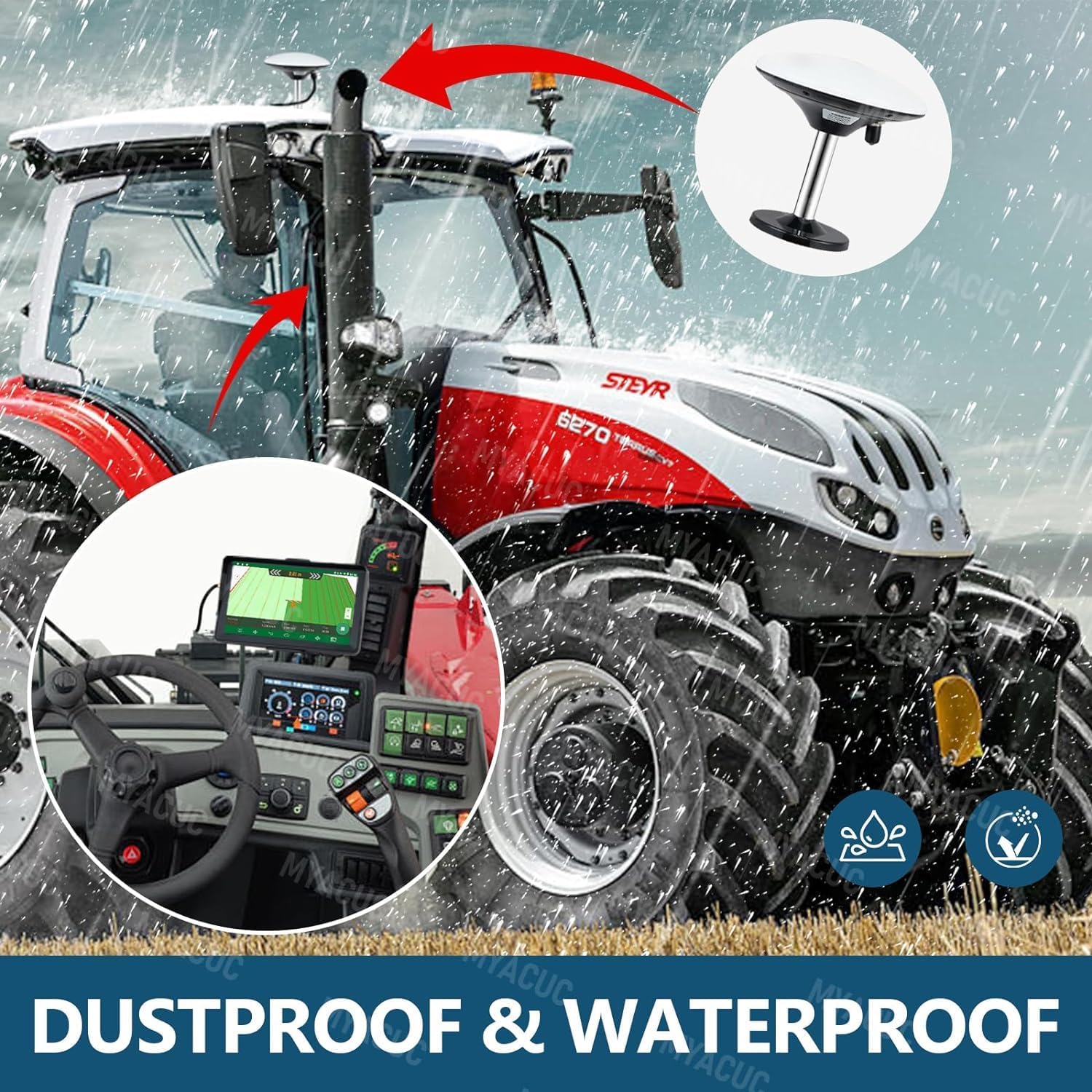 Tractor GPS Navigator for Precision Agriculture, 7