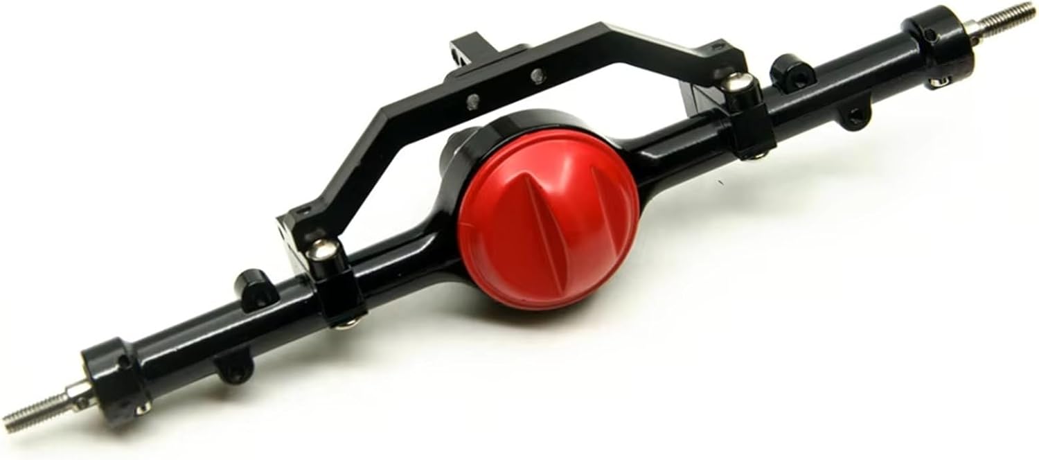 Compatible with Axial for SCX10 D90 D110 1:10 RC Car Upgrade Parts Spare Front Rear Axles Aluminum Complete Axle with Screws RC Car Part Accessories(Front and Rear)