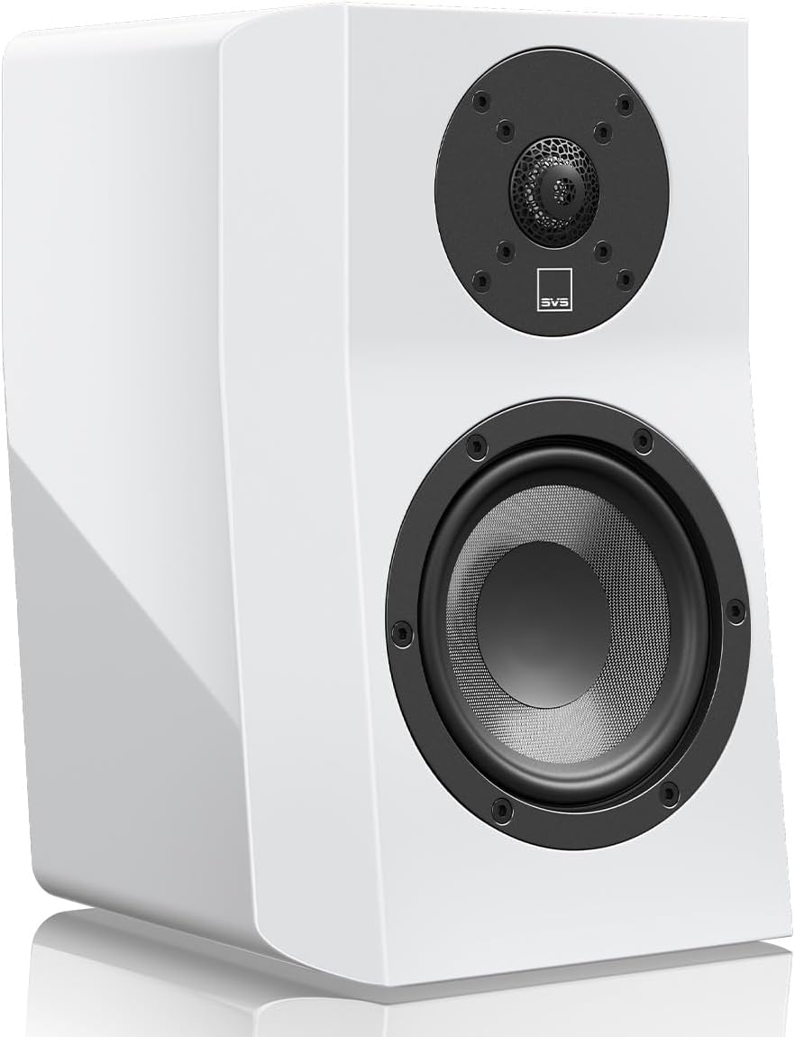 SVS Ultra Evolution Nano Bookshelf Speakers - Pair (Piano Gloss White)