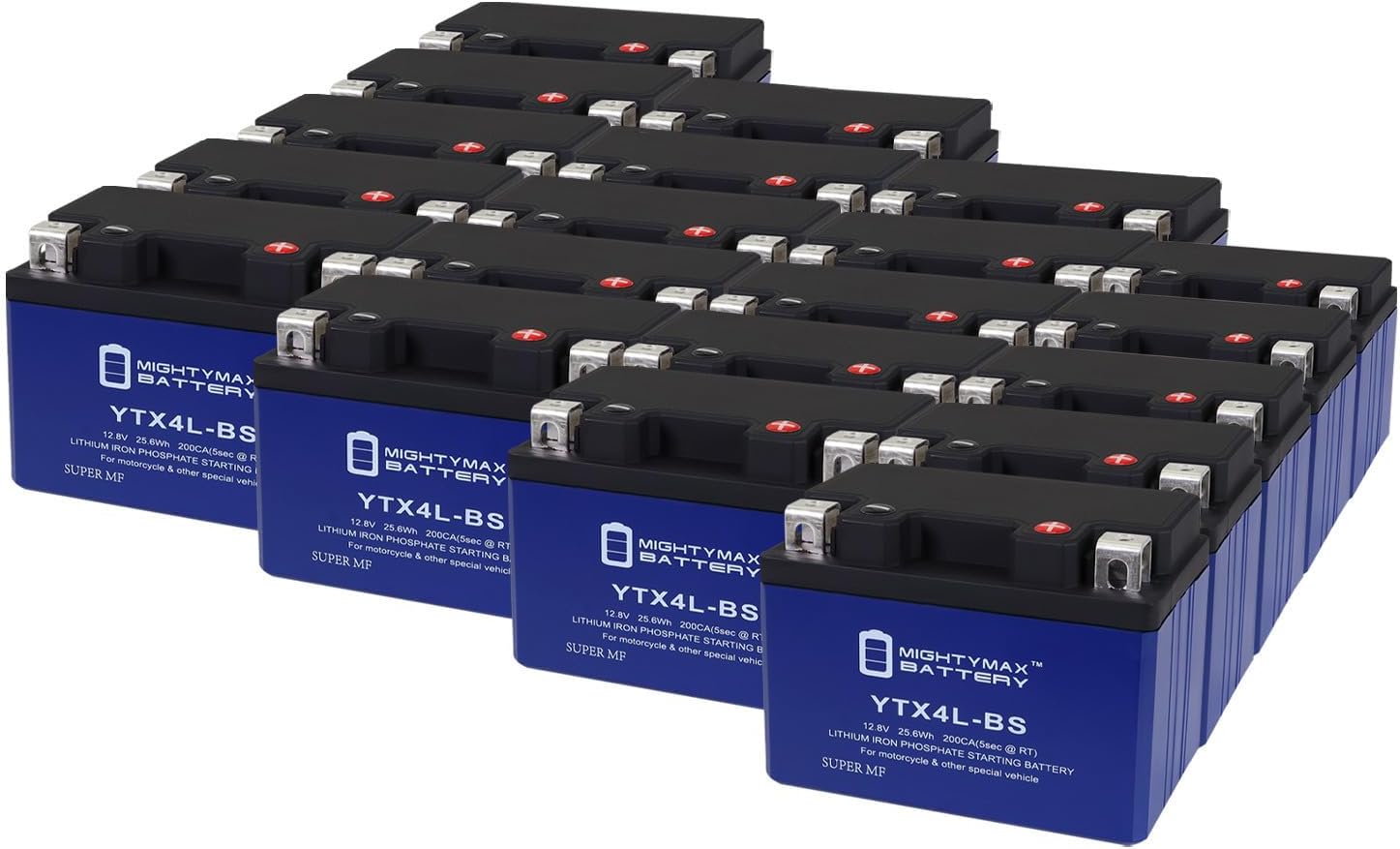 Mighty Max Battery YTX4L-BS Lithium Replacement Battery Compatible with Honda Scooters NB50M Aero 85-20 Pack