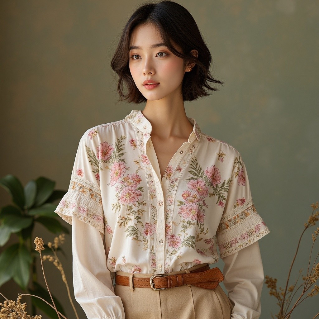 The Lily Blouse // Blanco