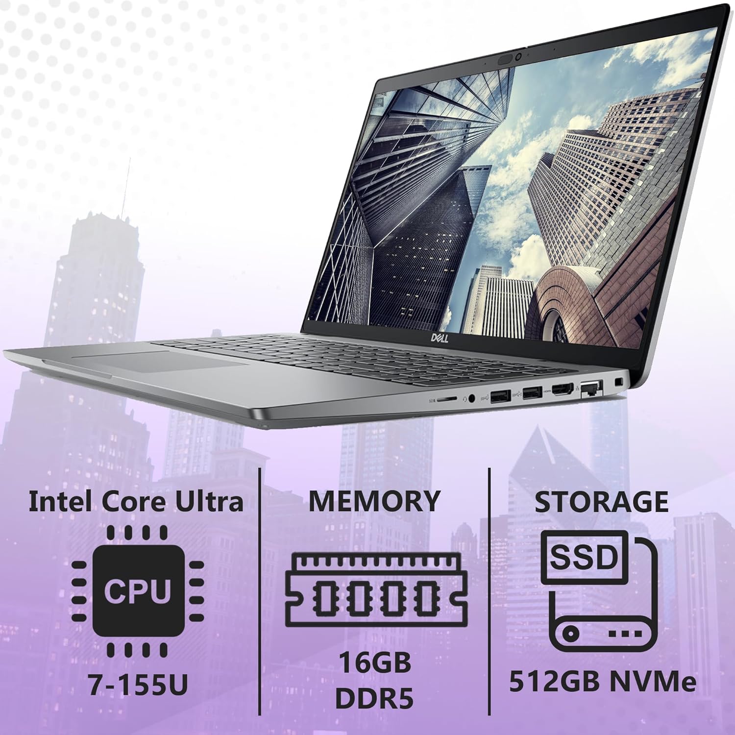 Dell Latitude 5550 AI Business Notebook 15.6