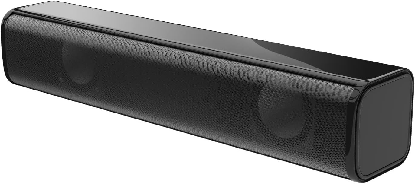 XIXIDIAN USB Computer Speaker, Laptop Speaker, Portable Mini Sound Bar for Windows PCs, Desktop Computer and Laptops