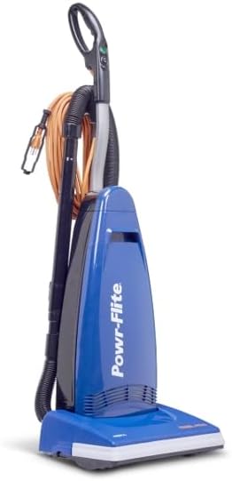 Powr-Flite Rigel Pro Commercial Vacuum Cleaner - High Performance Cleaning Machine for Professional Use. Onboard Tools, 3 Stage Filtration, Blue, PV100-W14-U