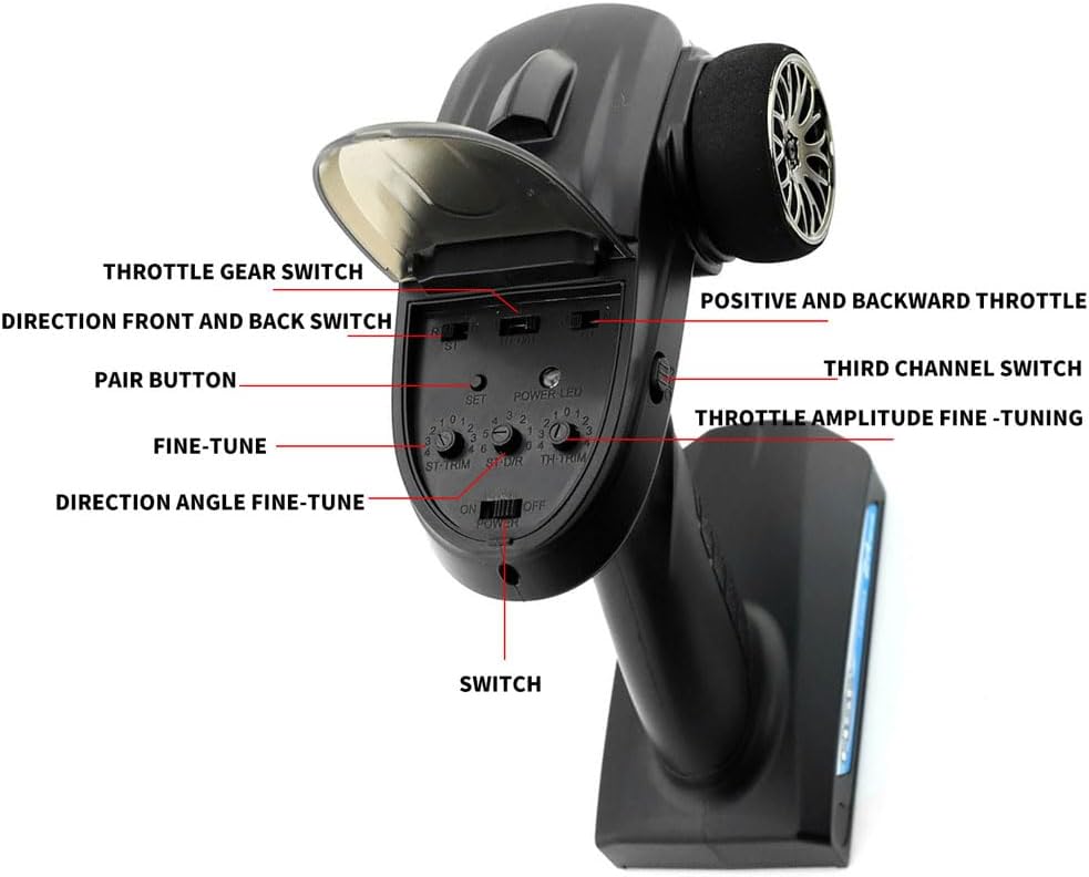 1/10 Nitro RC Truck for Adult RTR 80KM/H Fast Nitro Gas Power Car High Speed Off Road Climbing Vehicle Gas-Engine 4WD Remote Control Truck Hobby Racing, Oil-Powered Short Course Rally Crawler