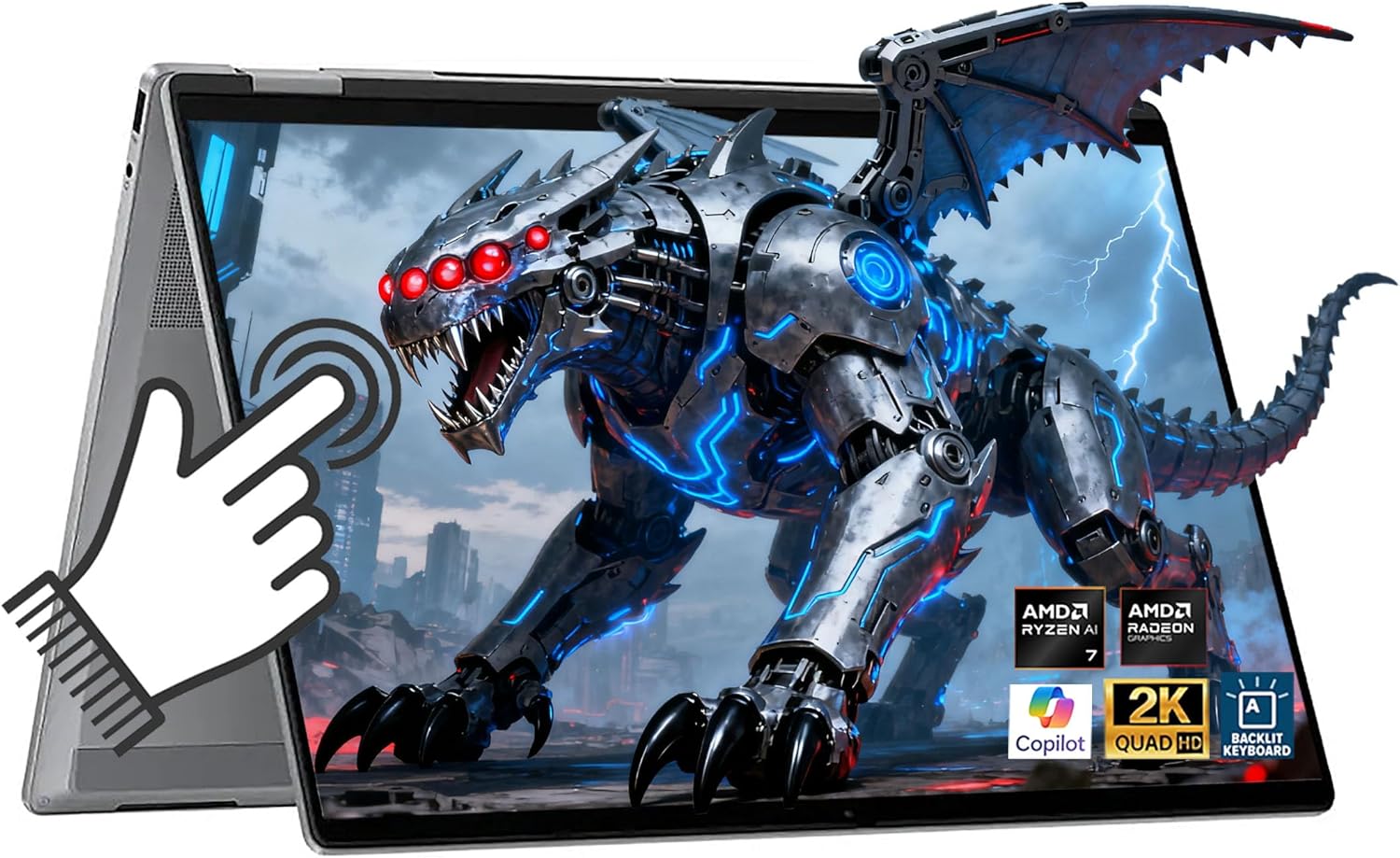 HP OmniBook X Flip (Next Gen Envy x360) 2 in 1 Touchscreen Laptop, 16