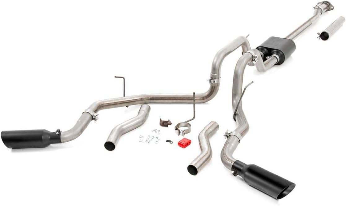 Rough Country Dual Cat-Back Exhaust for 2009-2014 F-150 2WD/4WD | V8-96010