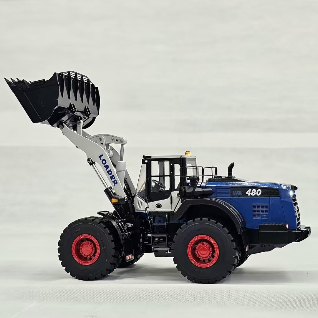TOUCAN RC HOBBY 1/14 RC Metal Hydraulic Loader WA480 Electric Construction Vehicle RTR Axle Locks Wheel Hub Reduction Quick Coupler Flysky Radio