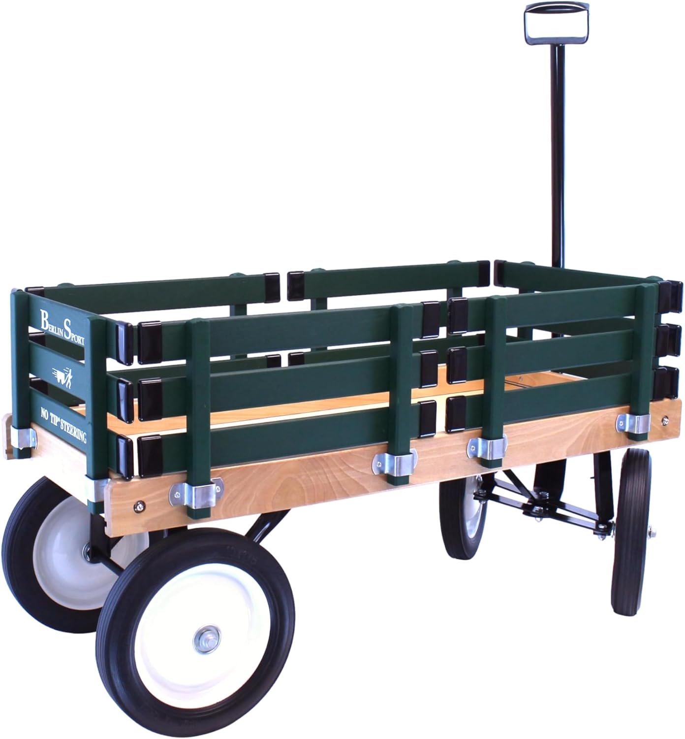 AmishToyBox Berlin Flyer Kid's Wagon - Model F310 - Perfect Wagon for Children and Toddlers - Amish Made in Ohio, USA (Hunter Green)