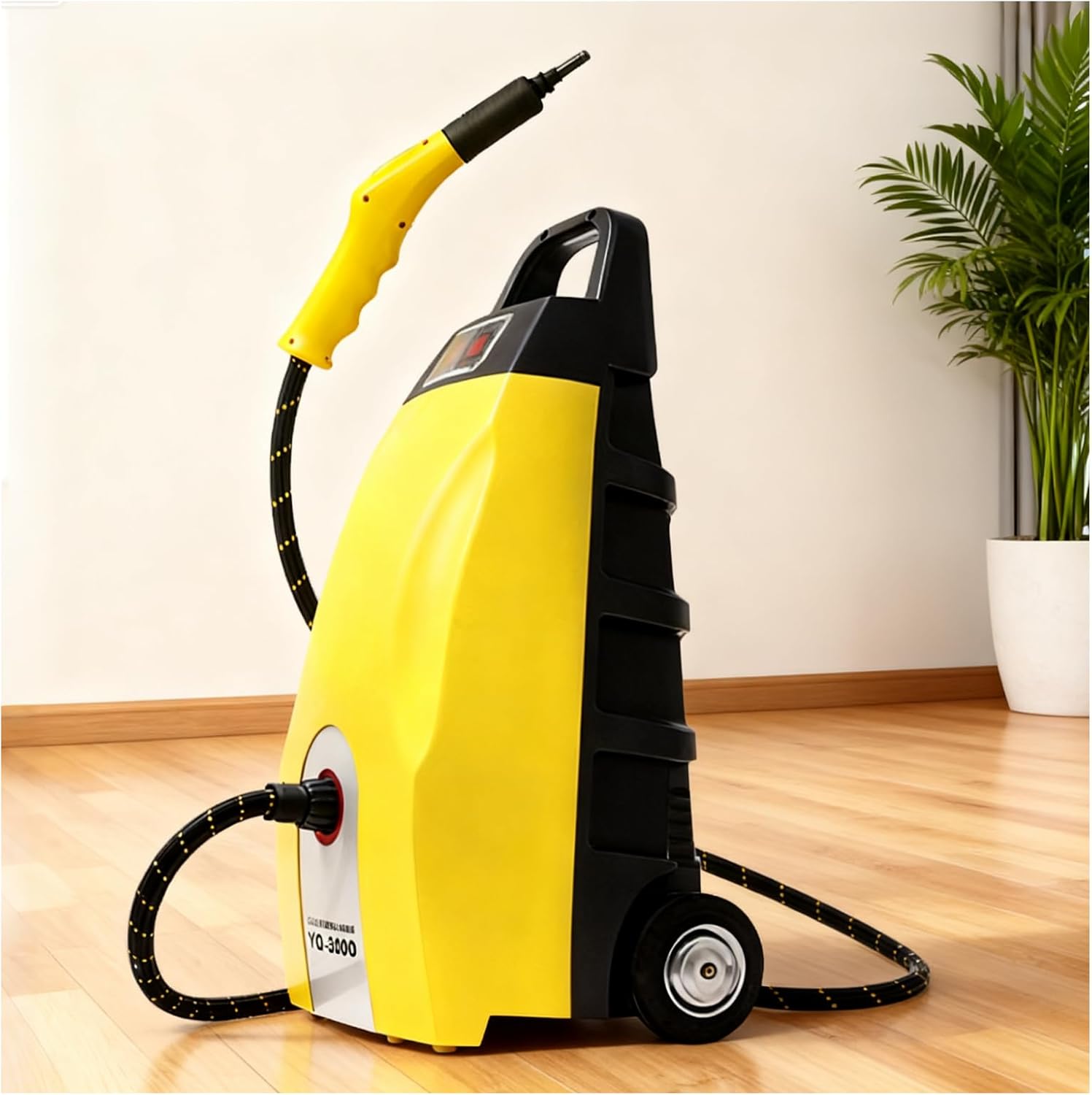 WEICNE 2500W Handheld Steam Cleaner, Steam Cleaner with 8 Accessories, Heated Carpet Extractor, High - Pressure Multi - Use Steam Washer for Home, Car Washing & AC Cleaning Yellow