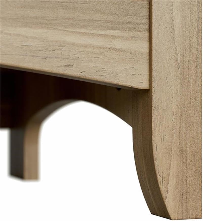 Home Square 5 Shelf Engineered Wood Bookcase Set in Reclaimed Pine (Set of 2)