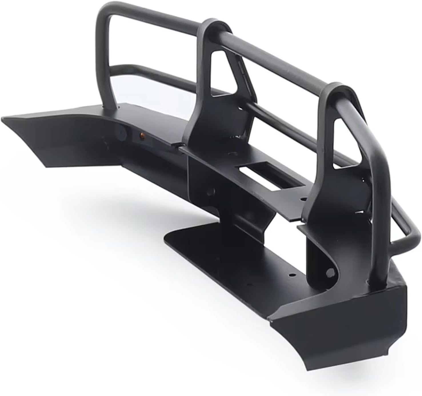 RC Car Parts Compatible with SCX10 for TRX4 for LC80 1/10 RC Crawler Body Bull Bars Metal Tube Front Winch Bar Bumper Upgrade Parts